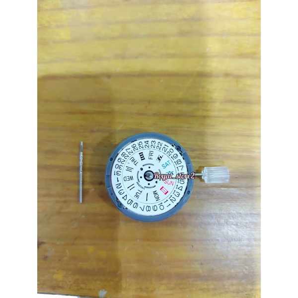 Mesin Jam Tangan Seiko NH36 Original, Mesin Jam Seiko  Otomatis NH36 Tanggal Hari Samping