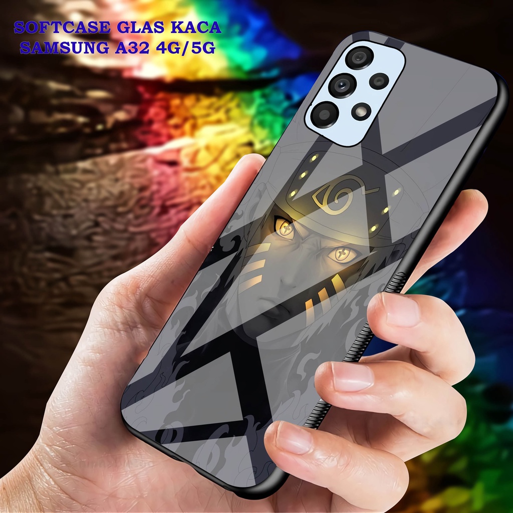 Softcase Glass Kaca SAMSUNG A32 [4G]- Case Hp Pelindung Handphone SAMSUNG A32 [5G] [ A39]