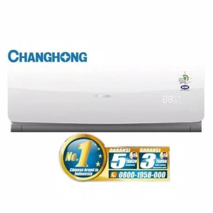 AC SPLIT CHANGHONG 1/2 pk 0.5 PK Turbo Cooling R410 promo CSC 05 NVB