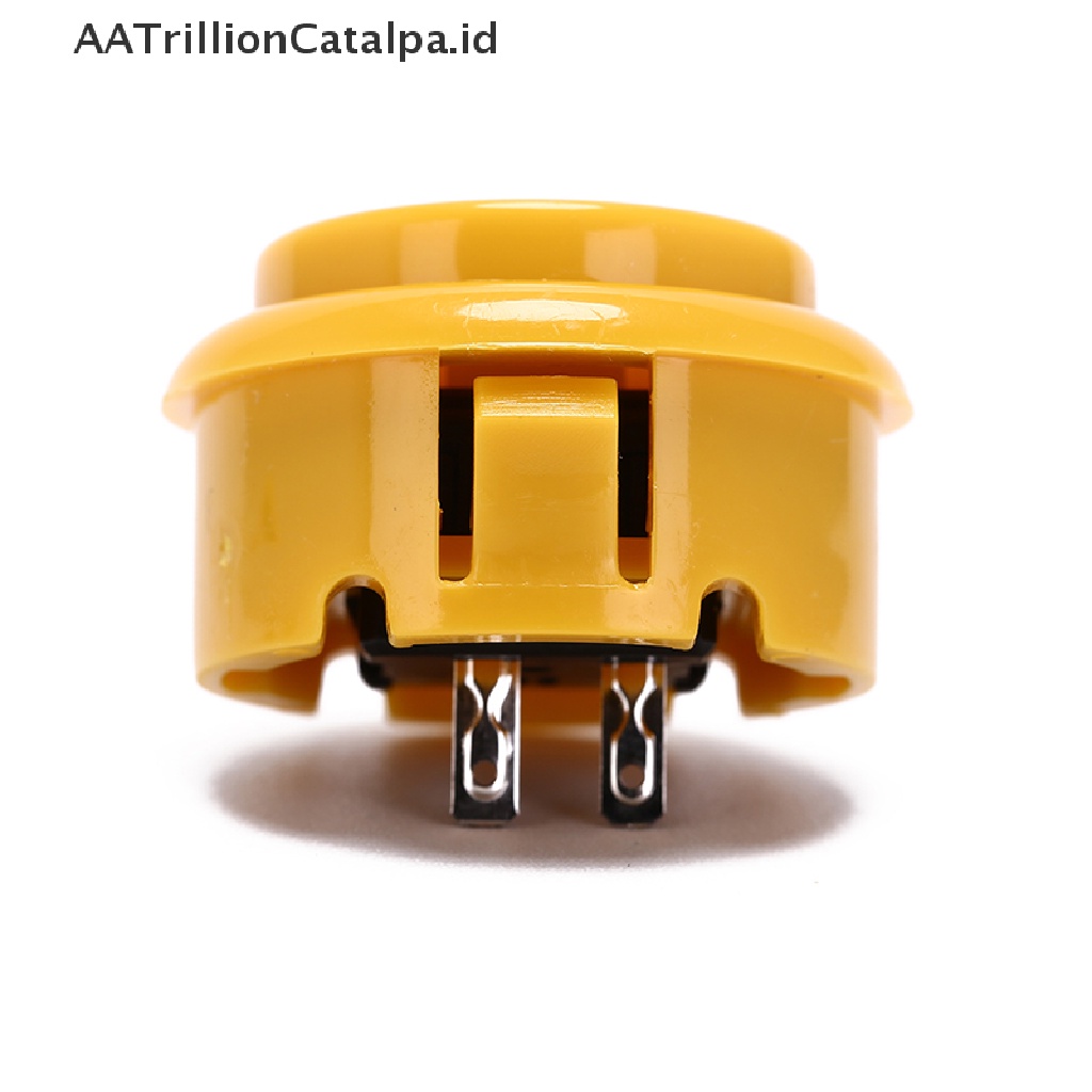 Aatrillioncatalpa 10pcs Tombol Tekan Pengganti 30mm 7 Warna Untuk Game arcade
