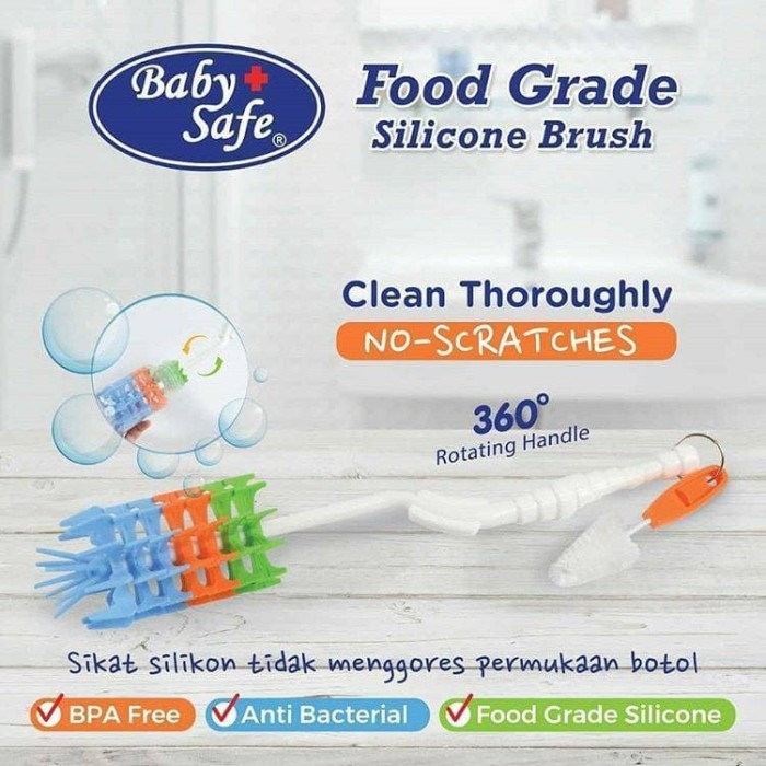 Baby Safe Silicone Bottle Brush