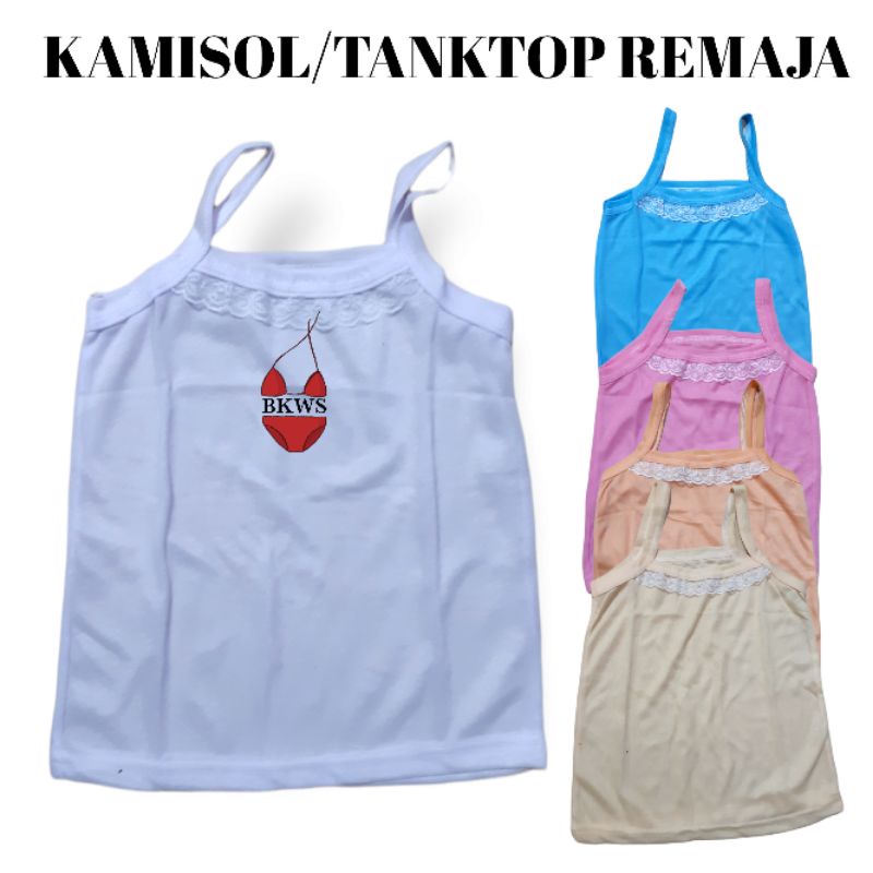 KAMISOL TANKTOP SINGLET WANITA REMAJA