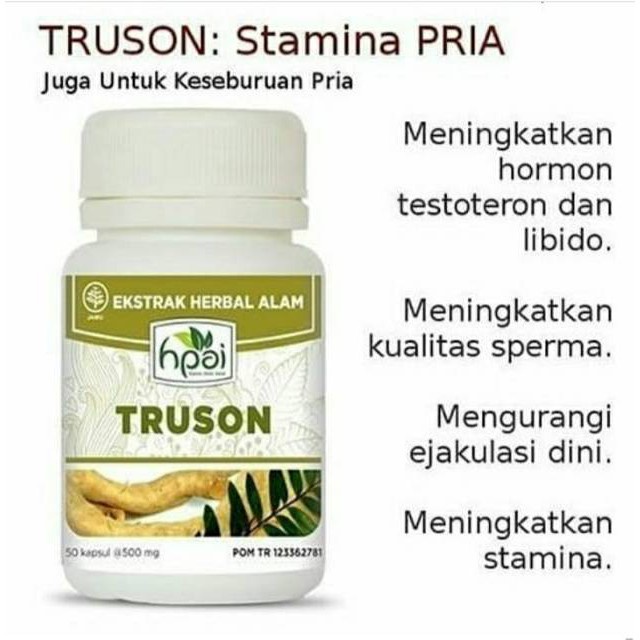 Truson HNI HPAI Obat Stamina Pria Dewasa Ejakulasi Dini Vitalitas Dan Kesuburan Pria-1