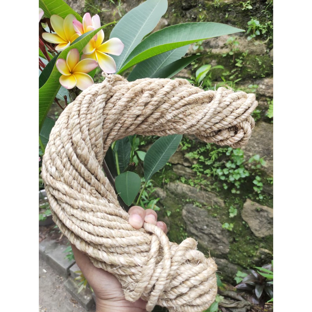 Tali rami sisal serat nanas 6mm 20meter