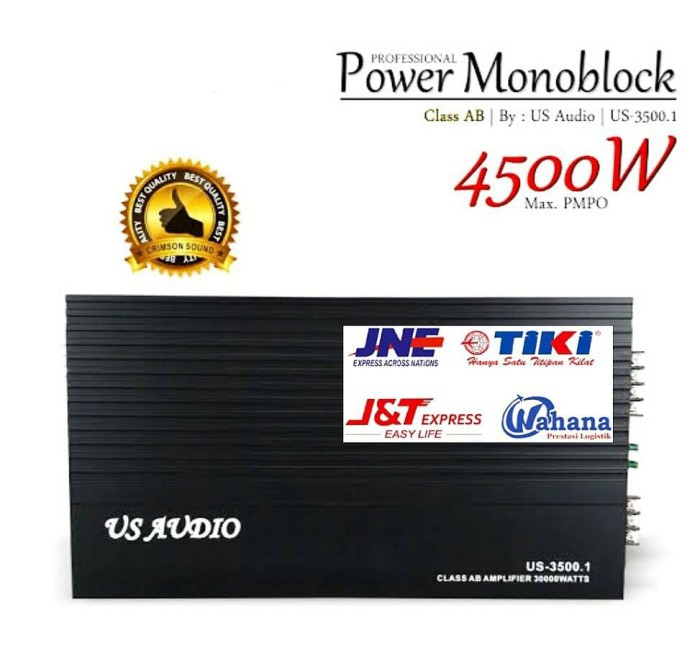 (SALE) Power US Audio Monoblock US-3500.1 US 3500.1 (2 Channel)