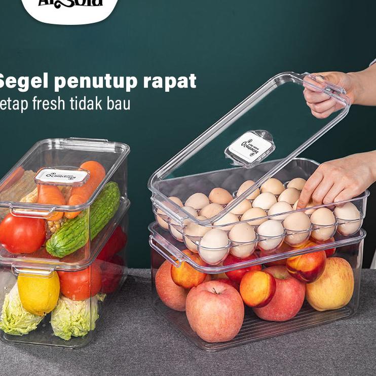 ➥ Angola Kotak Kontainer Makanan Kulkas E60/E61/E62/E63 Food Storage Box Kotak Penyimpanan ➣