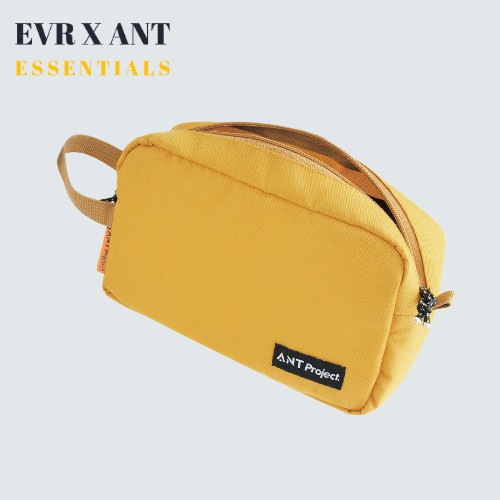 ☀ EVR X ANT ☀ Dopp Kit Irish Black - Pouch - Tas Tangan - Clutch