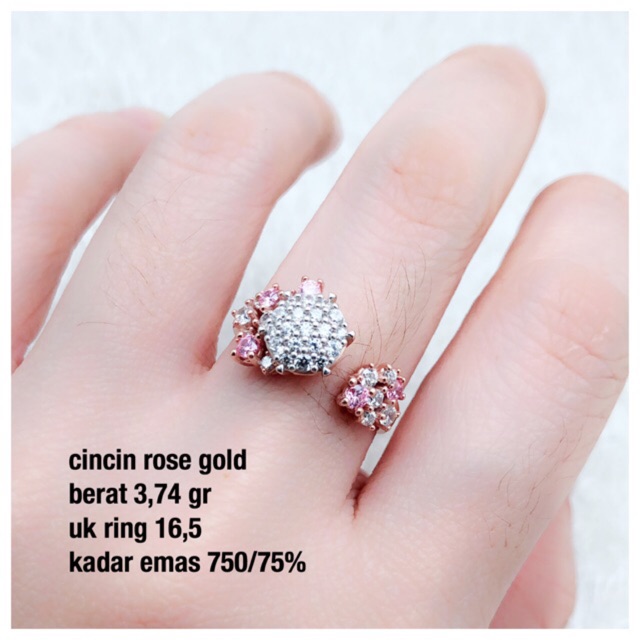 cincin rose gold