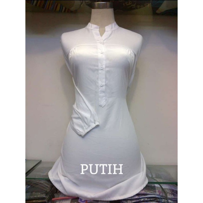 Blouse Wanita Polos Putih