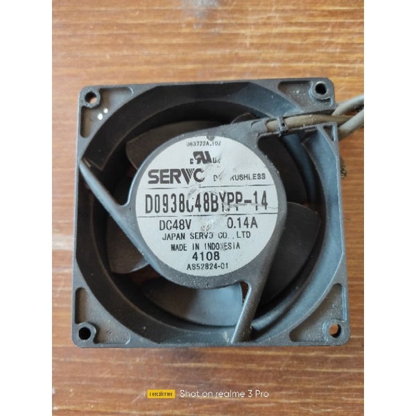 KIPAS/FAN SERVO DC 48V 0.14A 9CM