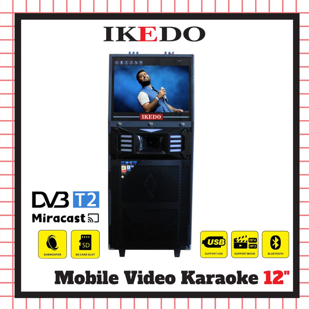 SPEAKER AKTIF IKEDO BLUETOOTH + LED TV JC-W13B / ACTIVE SPEAKER IKEDO BLUETOOTH + LED TV JC-W13B