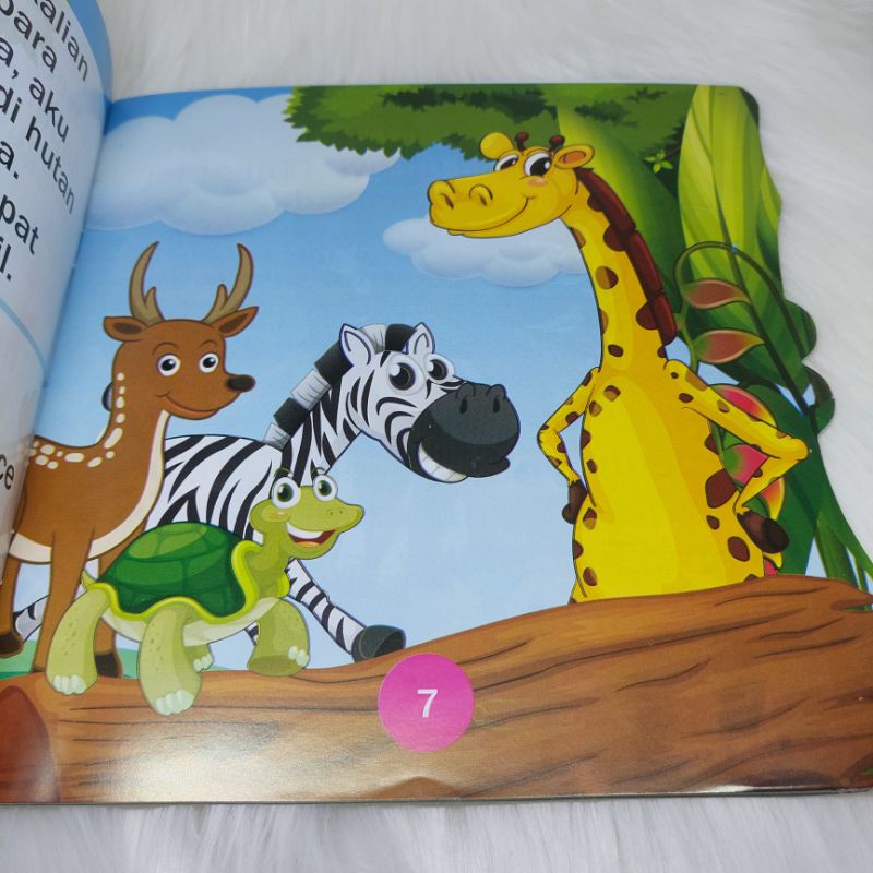 Buku Cerita Anak Seri Dunia Binatang Kertas Papert Art (Glossy)