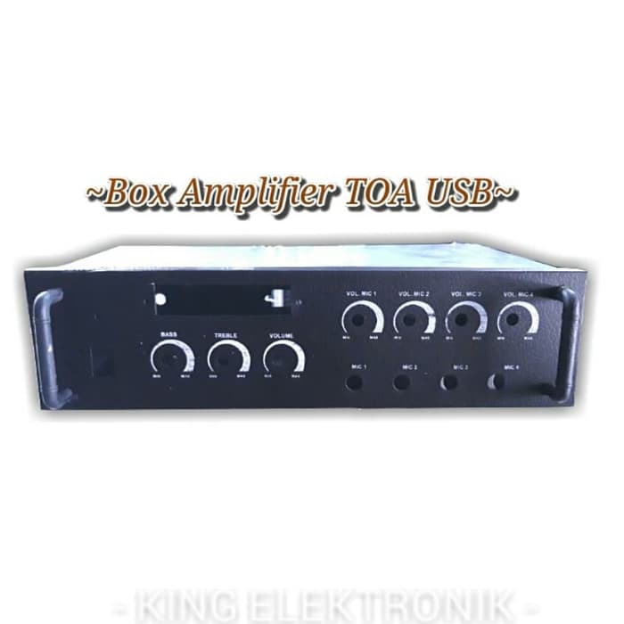 BOX AMPLI AMPLIFIER BOSTEC TOA USB LUBANG MODUL MP3 USB