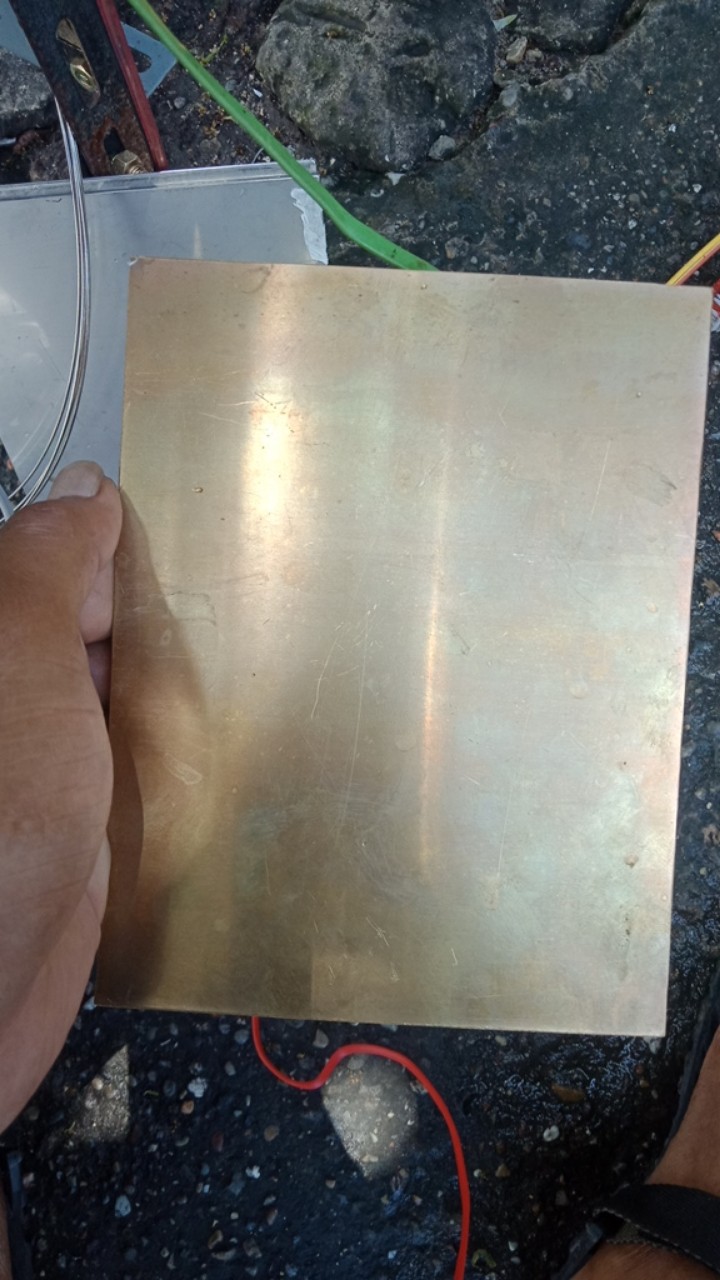 Plat Kuningan Tebal 1 Mm Lebar 140 X 180 Mm