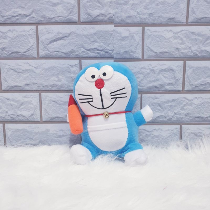 Boneka Doraemon Walkman  Musik 20 cm
