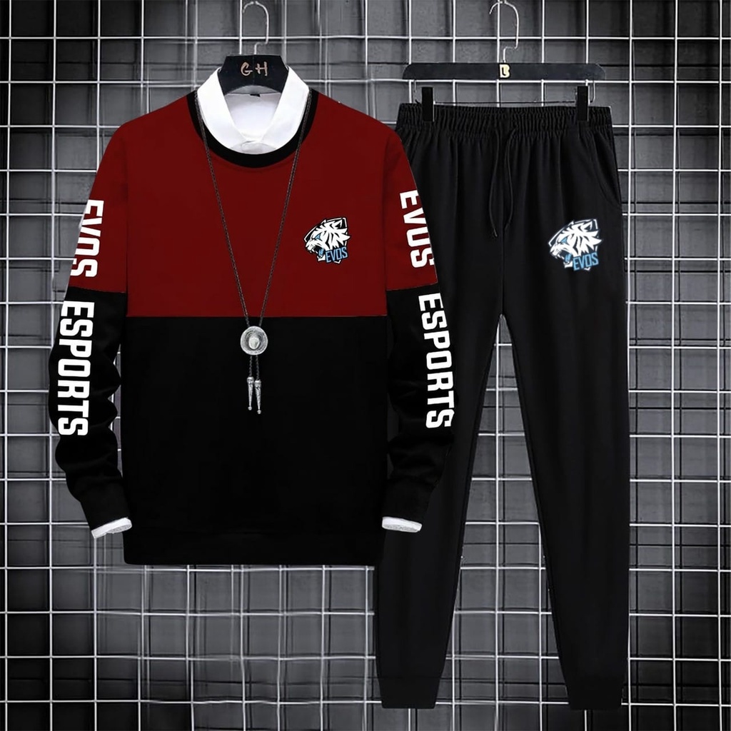 COD/ARPIOSSHOP - STELAN ESPORT EVOS - SETELAN PRIA WANITA SATU SET ( SWEATER + JOGGER )