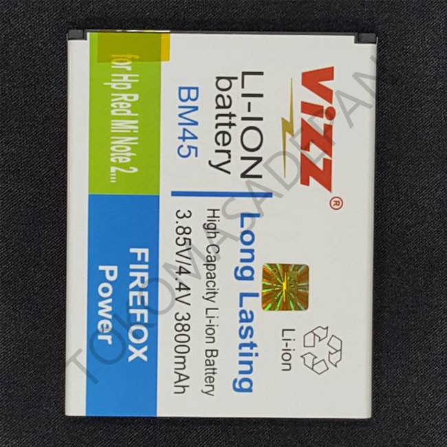 TERBAIK... Baterai BM45 Xiaomi Redmi Note 2 Double Power