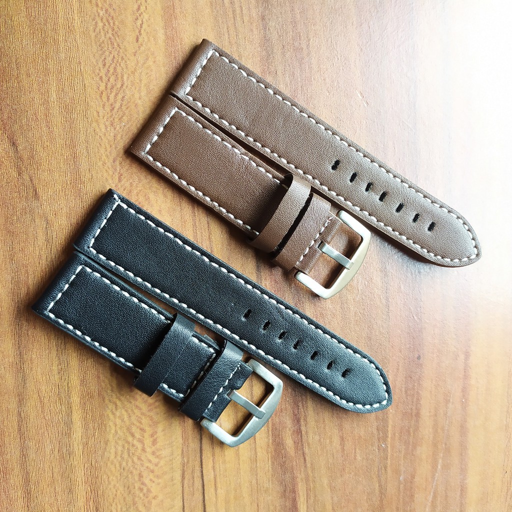 Strap Tali Jam Tangan Kulit 22mm 24mm C301.