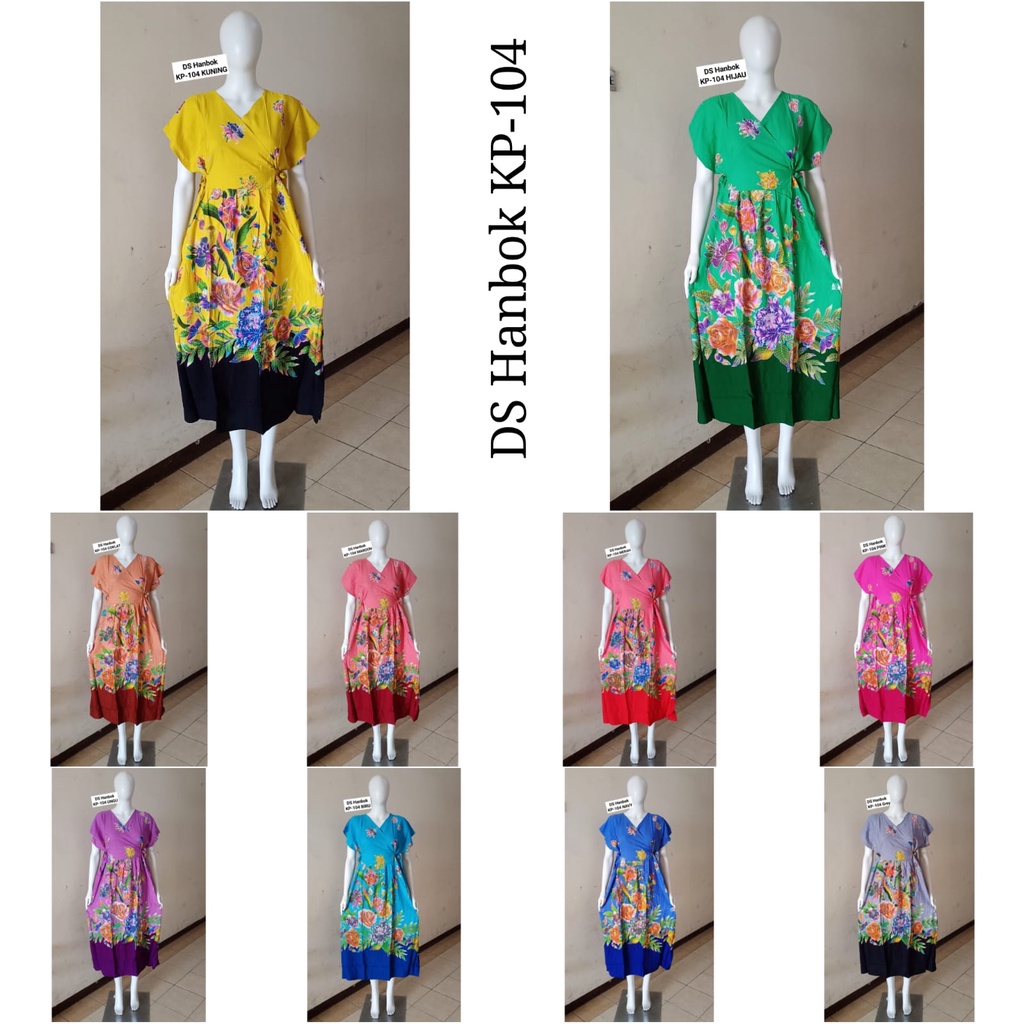 AS Daster Dress Hanbok Batik Kudamas LD 106 - 114cm