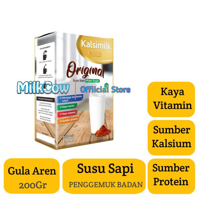 KALSIMILK Susu Sapi Gula Aren gemuk