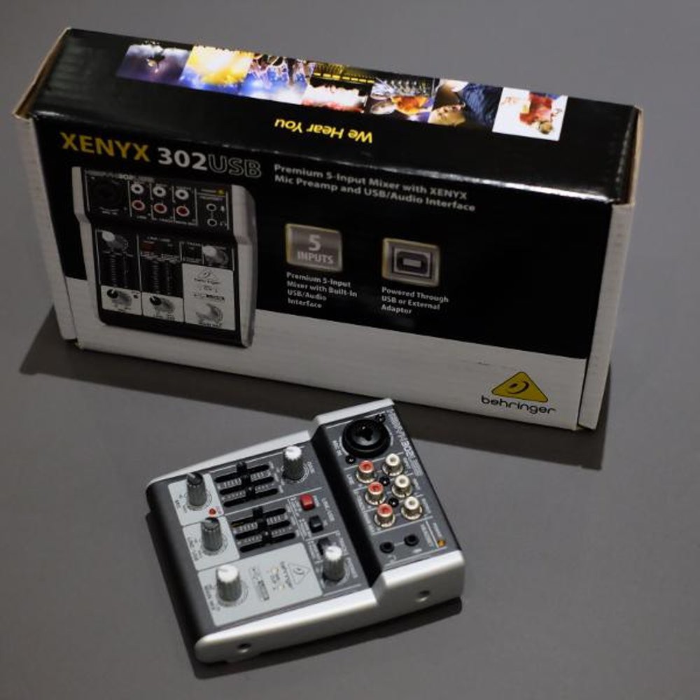MIXER BEHRINGER XENYX 302USB With Audio Interface