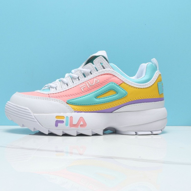 teal fila shoes