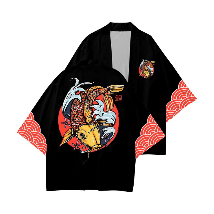Kimono cardigan pria wanita/Cardigan printing-Koy