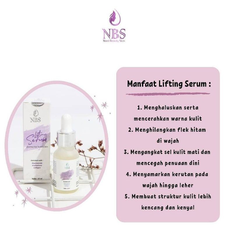 NBS LIFTING SERUM PERAWATAN WAJAH BPOM