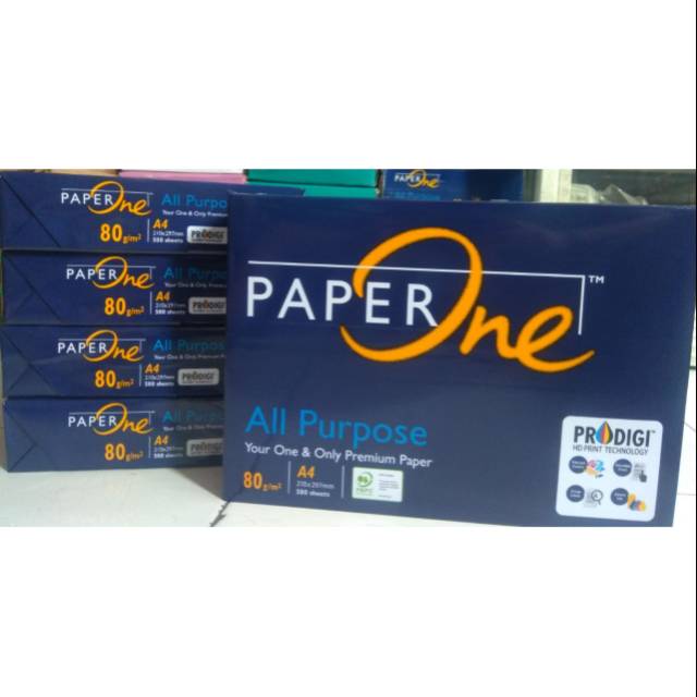 KERTAS / KERTAS A4 / KERTAS A4 80 GRAM / PAPER ONE 1 RIM