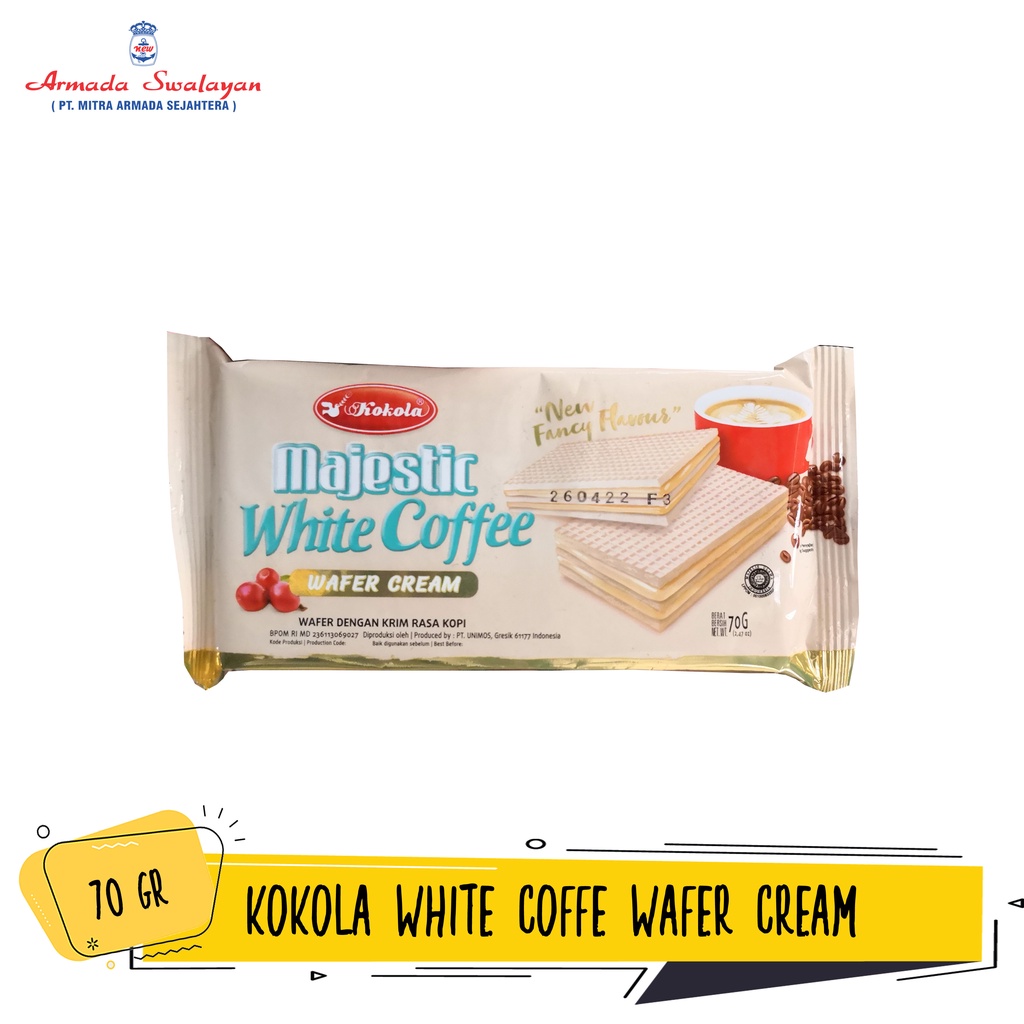 KOKOLA Majestic Wafer White Coffee 70g