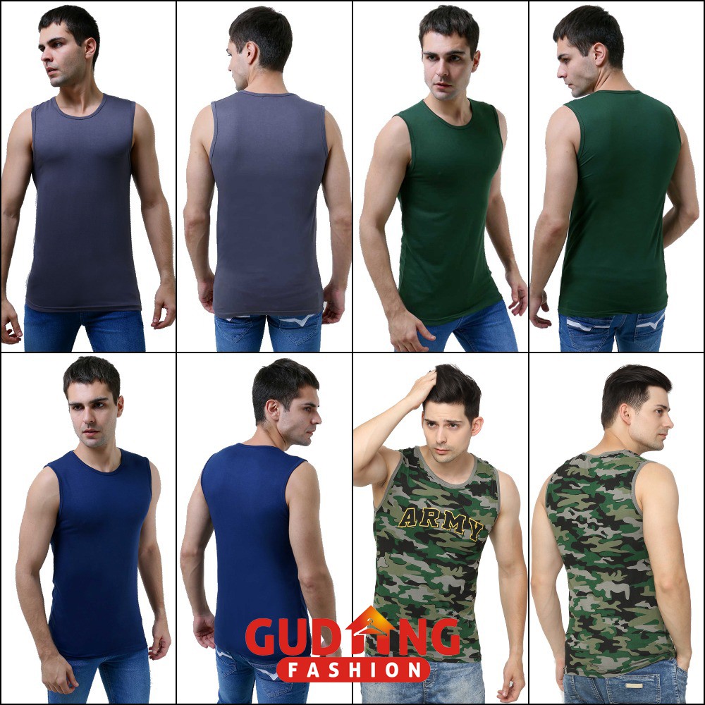 Singlet Pria Distro - Banyak Pilihan Warna (COMB)