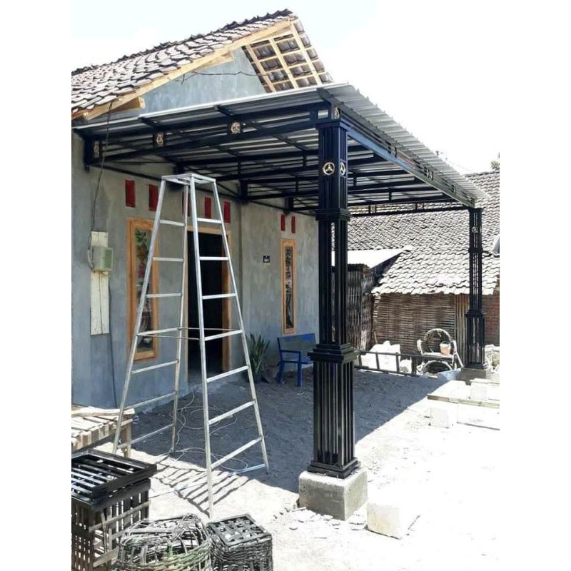 Kanopi pagar rumah dan tralis