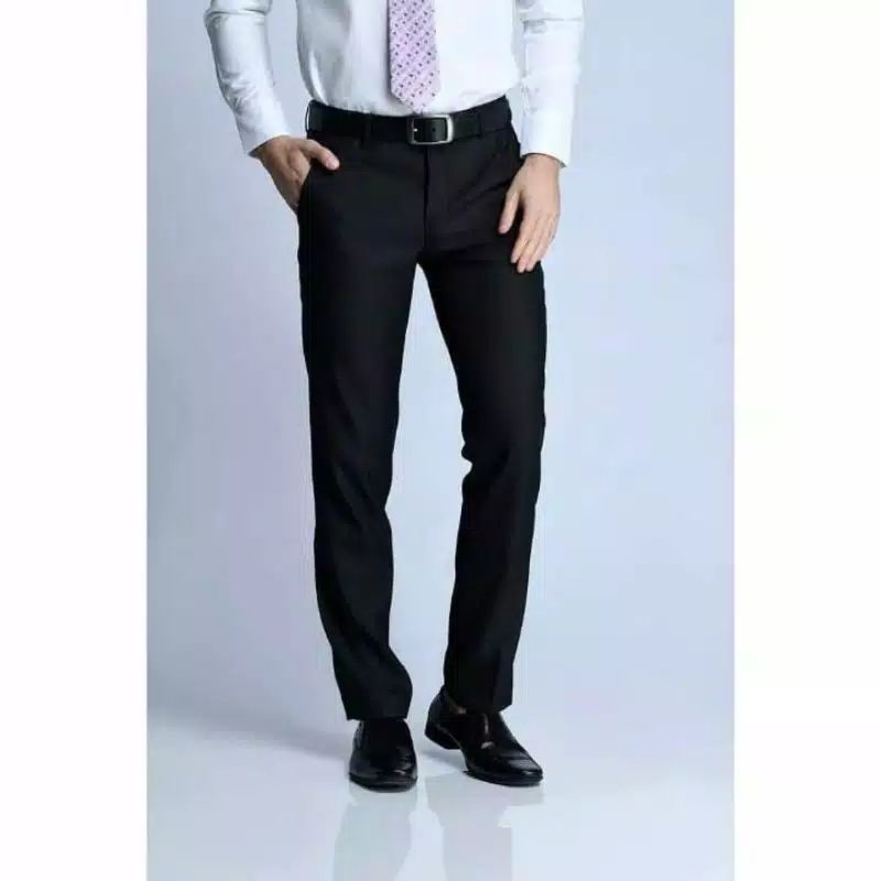 Celana Panjang Bahan Dasar Import Slimfit Pria Premium Semi Wol Tebal Elegan Poin Plus Original Distro Nikah Kuliah Kantor Poin Plus Formal Anak Tanggung Junior dan Dewasa Ukuran 24 25 26 27 28 29 30 31 32 33 34 35 36 37 38