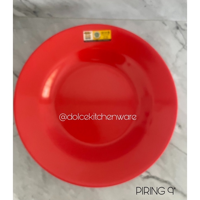 Piring 9" P0109 Melamin Golden Dragon