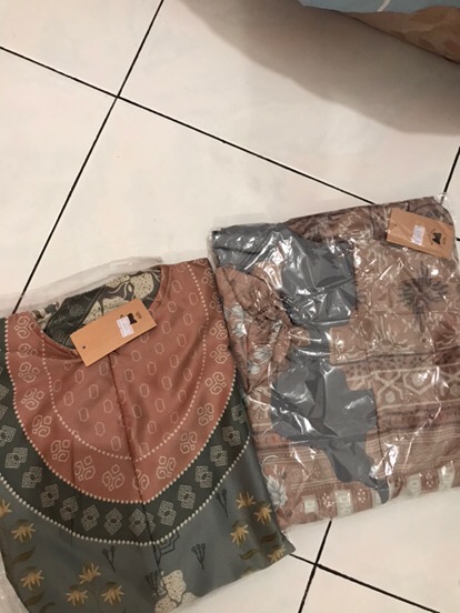 Kazami Batik Gamis - Macadamia House Fashion Muslim Busui Friendly Free Masker D3029 D3026