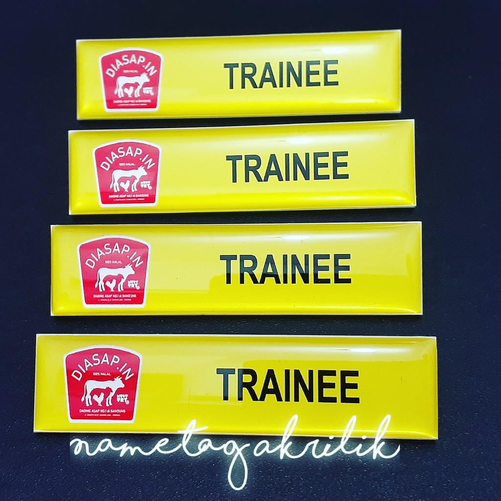 

Nametag, Papan Nama Dada, Magnet