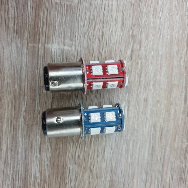 GR Bohlam Lampu Stop / Rem Belakang LED Kedip, Flash, Strobow, semua motor bisa Ori