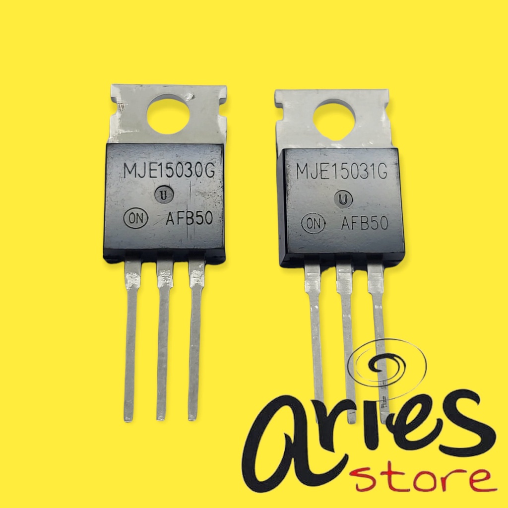 TRANSISTOR MJE15030G MJE15031G atau MJE 15030 MJE 15031 1SET