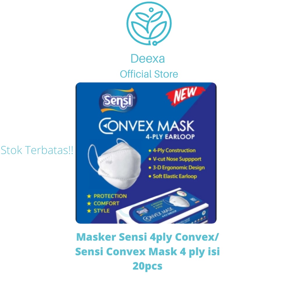 Masker Sensi Convex/ Sensi Convex Mask isi 20