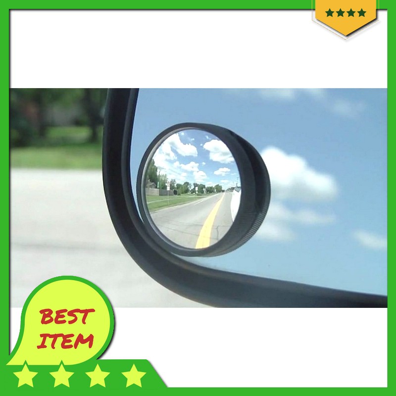 kaca spion tempel mini mobil / blind spot mirror variasi modifikasi mobil racing murah