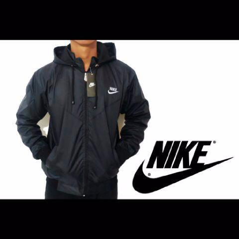 EXLUSIVE jaket nike parasut polos hitam TERBARU