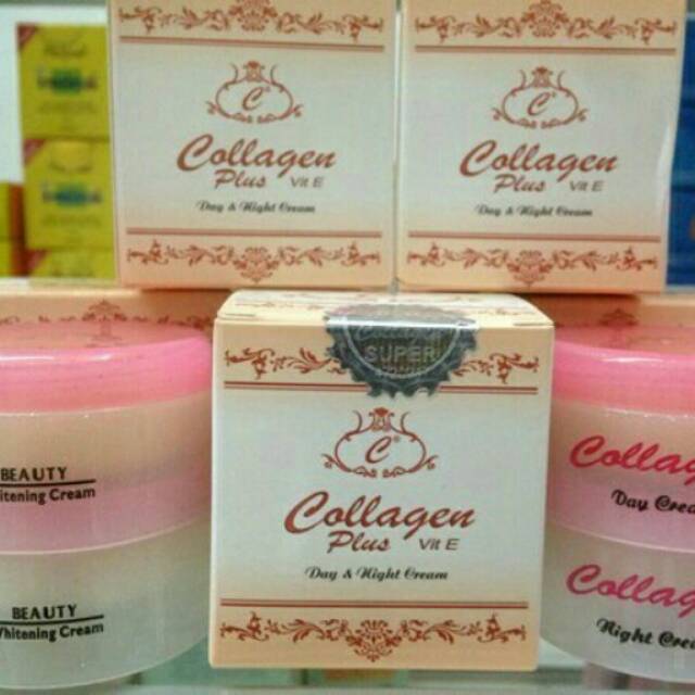 Cream Collagen Plus Vitamin E Original Indonesia