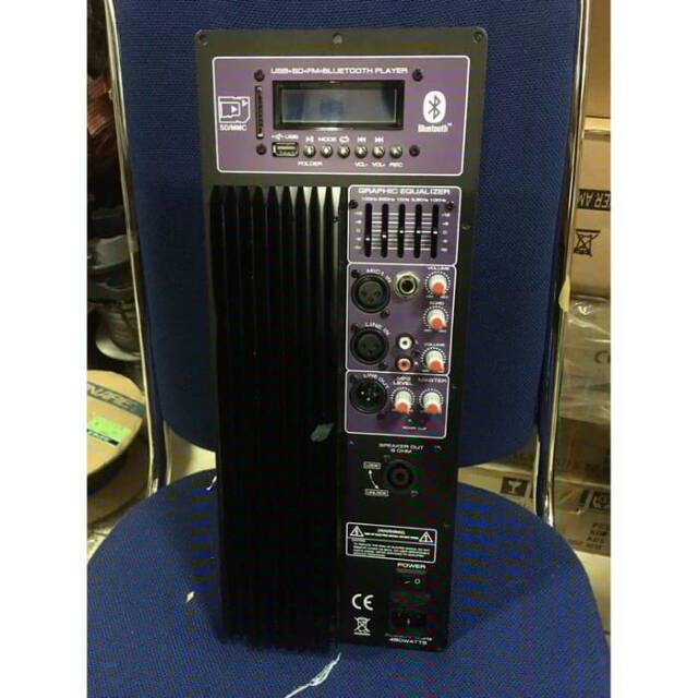 MESIN KIT POWER AKTIF EQUALIZER USB BLUETOOTH 12INC 15INC