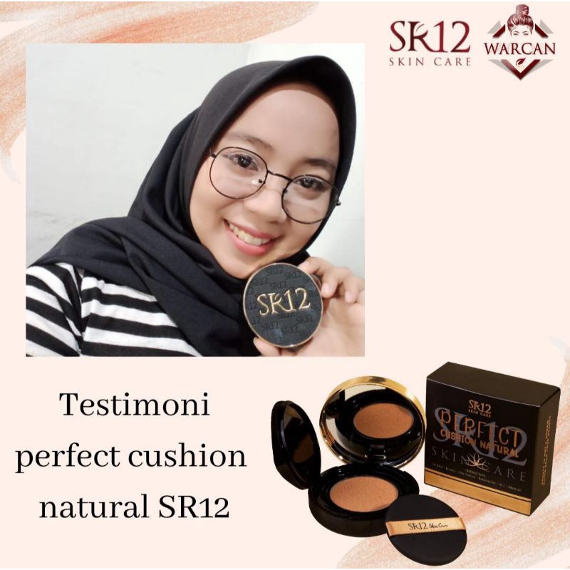 Cushion SR12 / Perfect Cushion SR12 Skincare / Cushion Ivory / Cushion Natural / Cushion Refill / Make Up Wajah / Kosmetik Wajah / Foundation Wajah / Make Over / Bedak SR12 / BB &amp; CC Cream / Bedak Wajah / Full Coverage / Cushion / SR12 Skincare Herbal