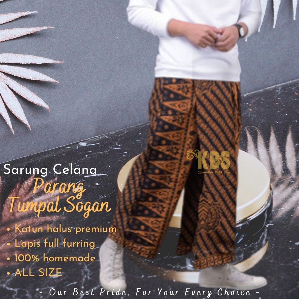 Sarung Celana Batik Pria Katun Halus Premium ALL SIZE