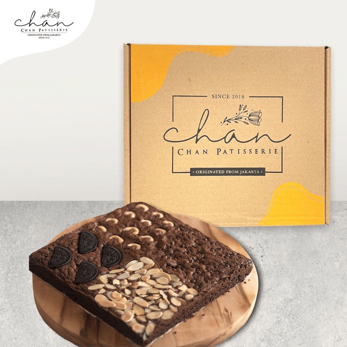 

T20Re Brownies Fudgy Dark Chocolate Termurah - Brownie Reguler Ht51Gr