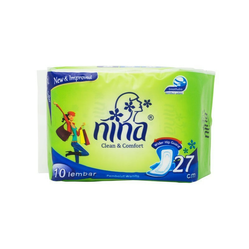 Nina Cleaner &amp; Comfort 27cm 10 Lembar - Pembalut