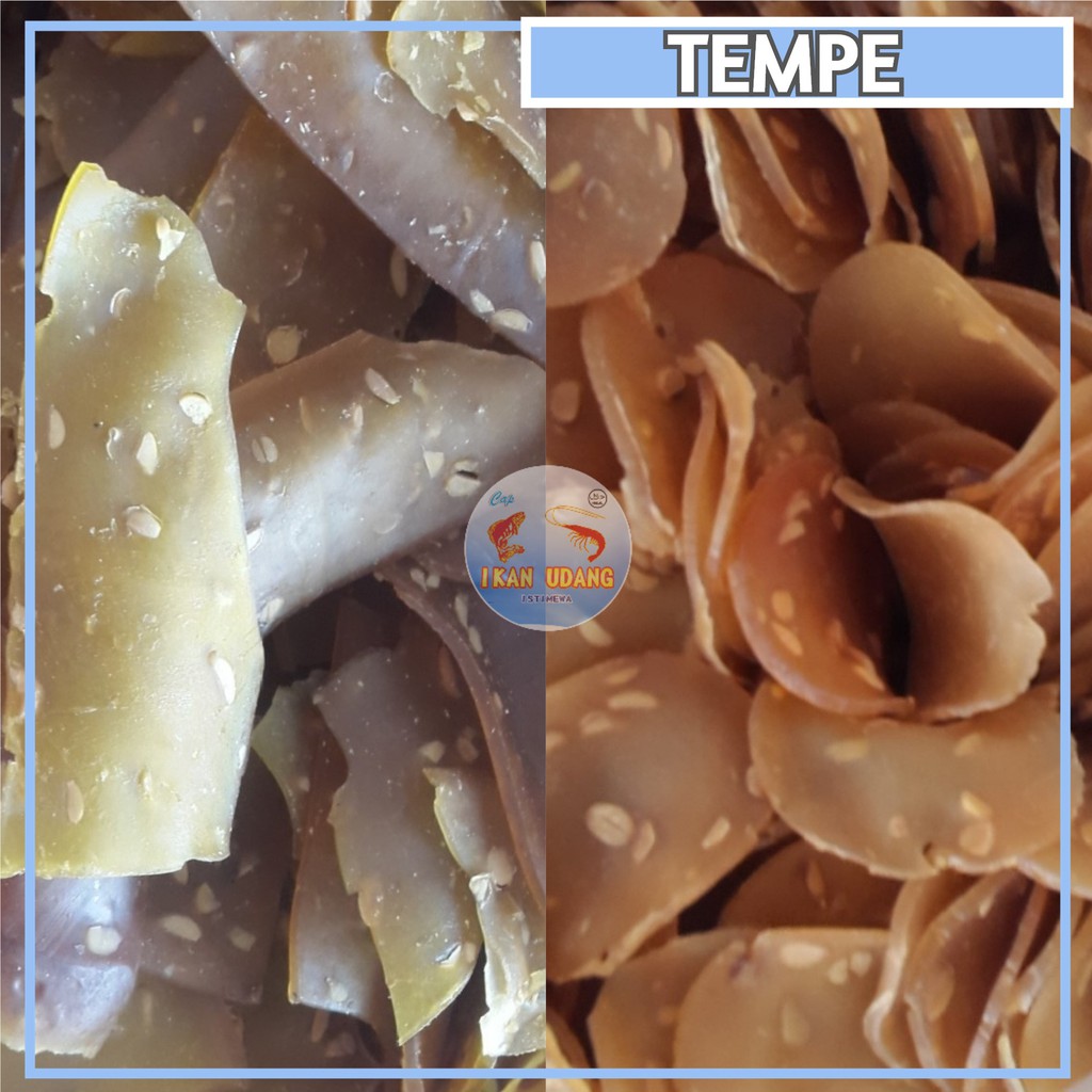 

[ 1kg ] Kerupuk / Krupuk Mentah / Krecek Tempe Kotak Bundar