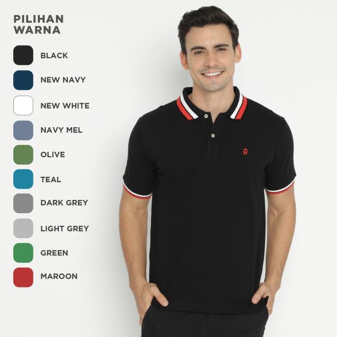 Matsuda Kaos Polo Shirt Pria Kerah Moriyama