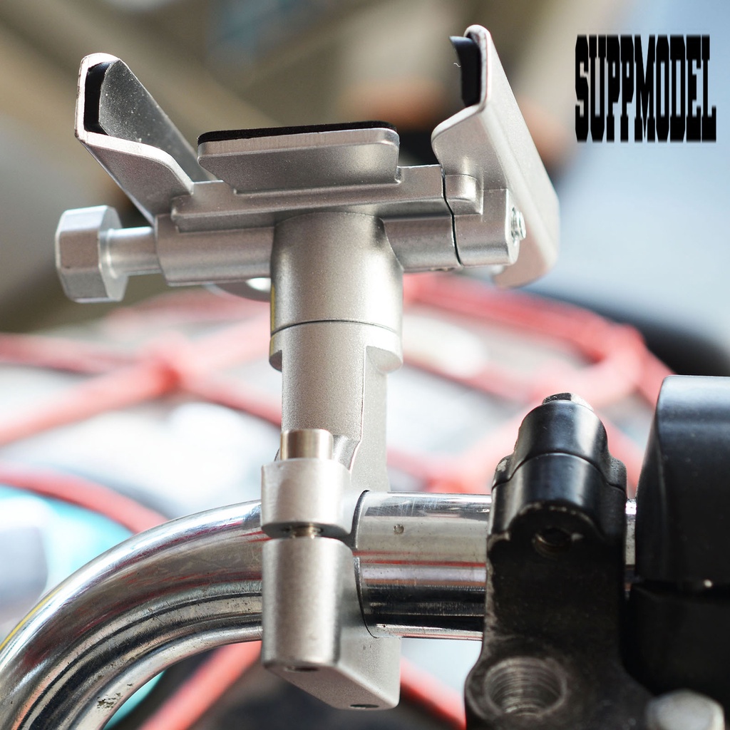 Stand Holder Handphone Bahan Aluminum Alloy Untuk Setang Sepeda Motor